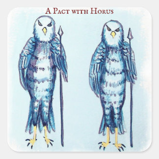 STICKER CARRÉ ホルスとのやくそく