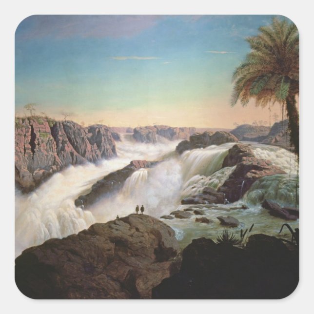 Sticker Carré 131-0059242 Paulo Alfonso Falls, 1850 (Devant)