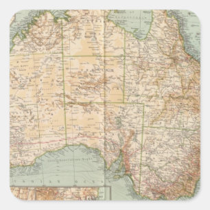Sticker Carré 16667 Australie