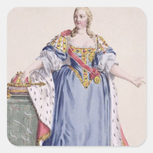 Sticker Carré 1717-80) impératrices de Maria Theresa (de