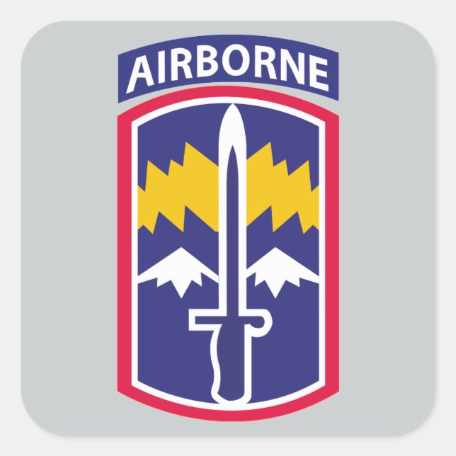 Sticker Carré 171e brigade d'infanterie - aéroportée (Devant)