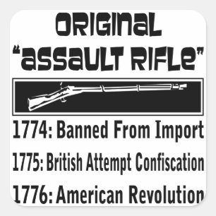 Sticker Carré 1774 Le Fusil D'Assaut Original