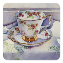 1799 Teacup on Linen