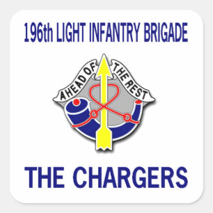 Sticker Carré 196th BRIGADE D'INFANTERIE LÉGÈRE