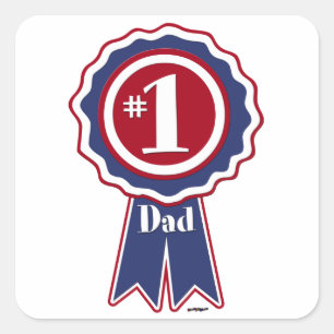 Sticker Carré #1 Papa - Bonne Fête des pères