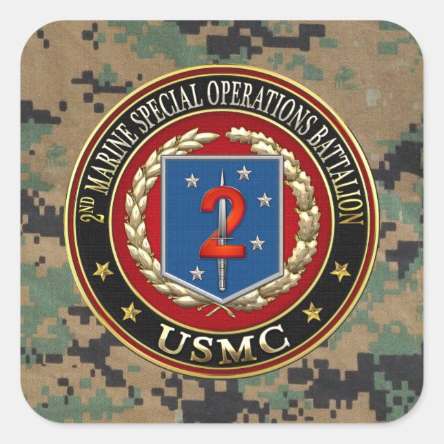 Sticker Carré 2nd MSOB [3D] (Devant)