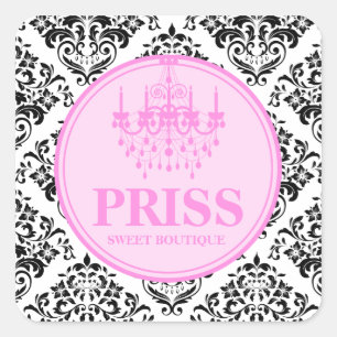 Sticker Carré 311 Miss Priss Chandelier