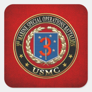 Sticker Carré 3ème MSOB [3D]