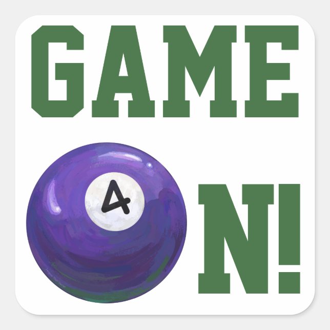 Sticker Carré 4 balles (Devant)