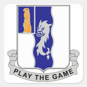 Sticker Carré 50e Régiment d'infanterie - Jouer au jeu