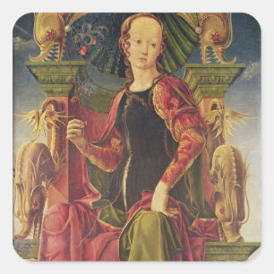 Sticker Carré A Muse, c.1455-60