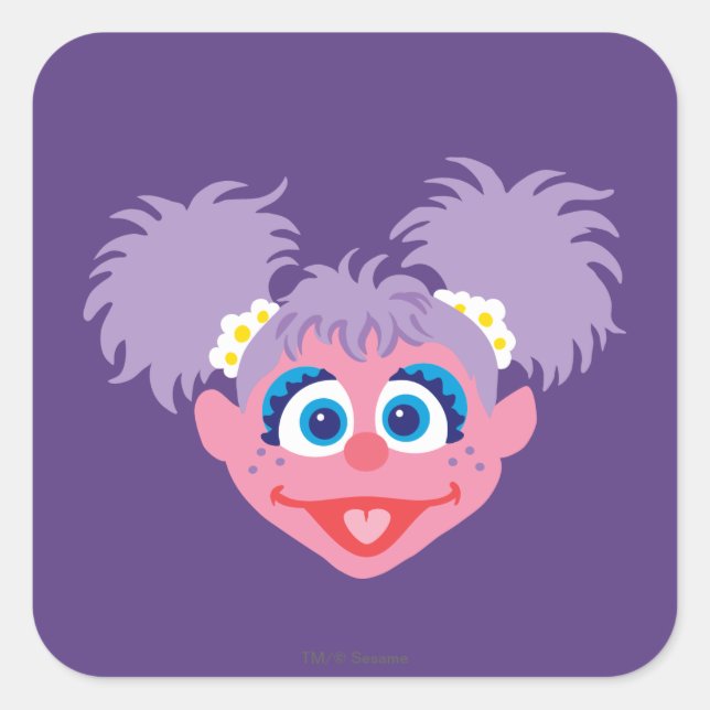 Sticker Carré Abby Cadabby Face (Devant)