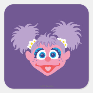 Sticker Carré Abby Cadabby Face