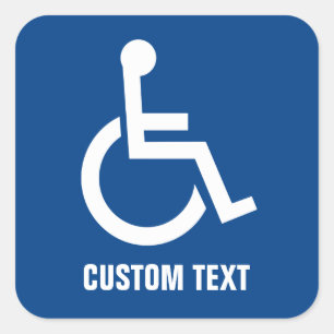 Sticker Carré Accessibilité