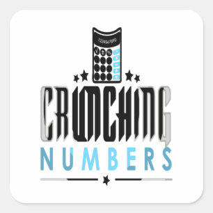 Sticker Carré Accountant