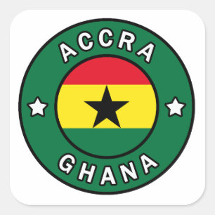 Sticker Carré Accra Ghana