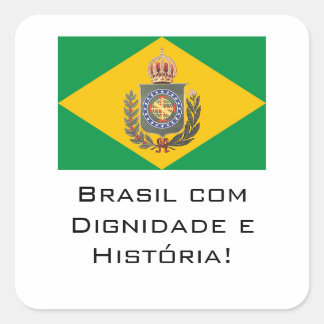 Sticker Carré Adhésive Monarchie Dignité