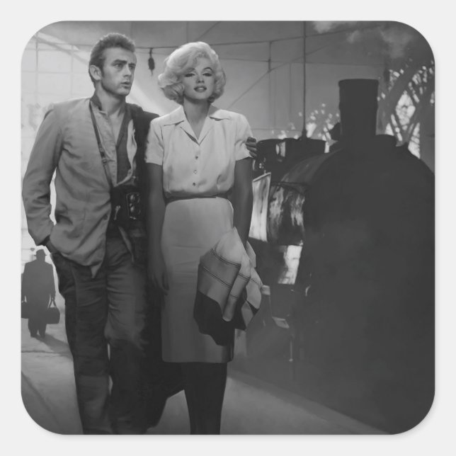 Sticker Carré Adieu (Devant)