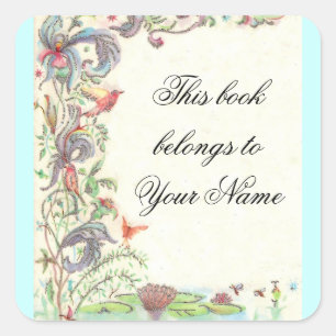 Sticker Carré Admirablement cru