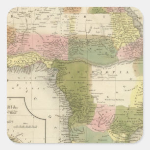 Sticker Carré Afrique 25
