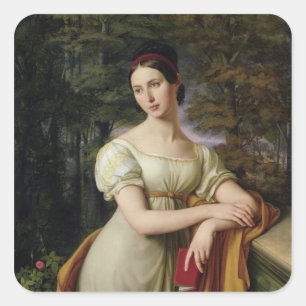 Sticker Carré Agnes Rauch, 1825