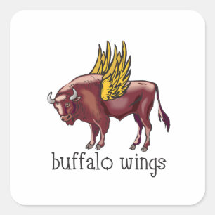 STICKER CARRÉ AILES DE BUFFALO