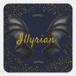 Sticker Carré Ailes Illyriennes