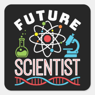 Sticker Carré Aîné scientifique