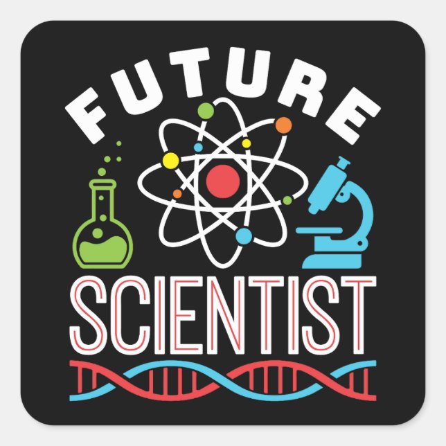 Sticker Carré Aîné scientifique (Devant)
