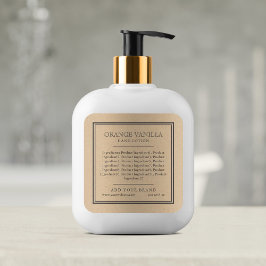 Sticker Carré Ajouter Marque Classic Gris Bordure Ingrédients Kr