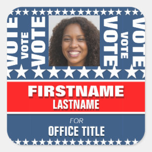 Sticker Carré Ajouter un Modèle de campagne personnalisée