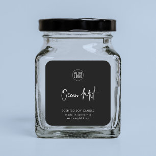 Sticker Carré Ajouter un script de logo personnalisé couleur min