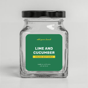 Sticker Carré Ajouter une marque entièrement personnalisée Coule