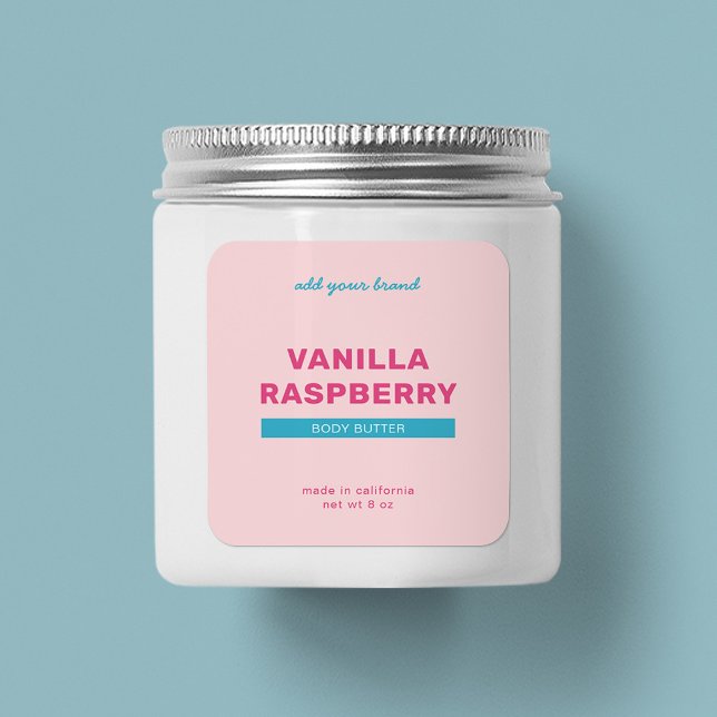 Sticker Carré Ajouter une marque entièrement personnalisée Coule (Créateur téléchargé)