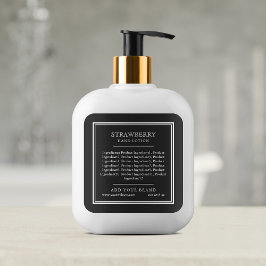 Sticker Carré Ajouter Votre Marque Classique Couleurs Personnali