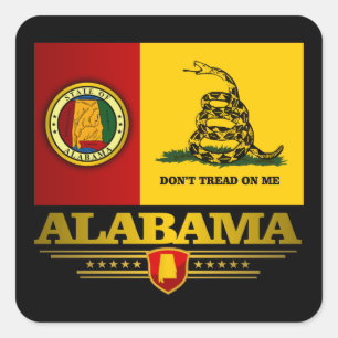 Sticker Carré Alabama (DTOM)