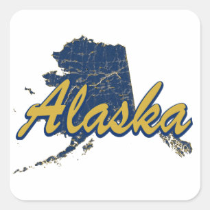 Sticker Carré Alaska