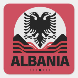 Sticker Carré Albanie Union européenne
