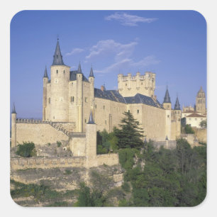 Sticker Carré Alcazar, Ségovie, Castille-et-León, Espagne