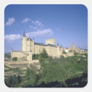 Sticker Carré Alcazar, Ségovie, Castille Leon, Espagne 2