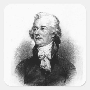 Sticker Carré Alexander Hamilton