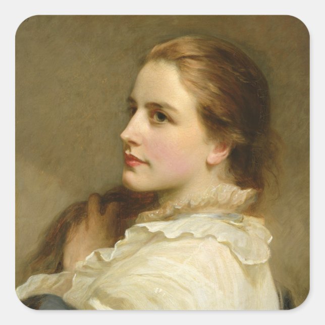 Sticker Carré Alice, 1877 (Devant)
