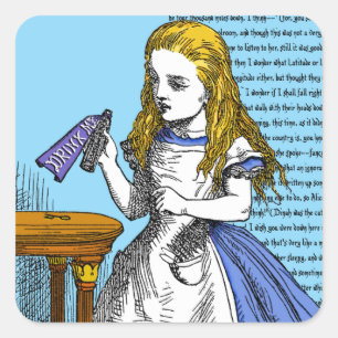 Sticker Carré +[ Alice au pays des merveilles ]+