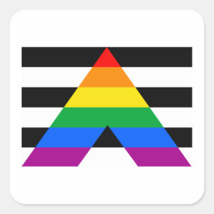STICKER CARRÉ ALLY FLAG ORIGINAL