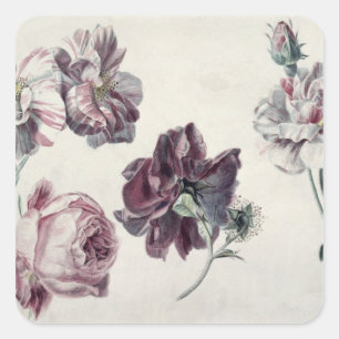 Sticker Carré Alma-Tadema ROSE