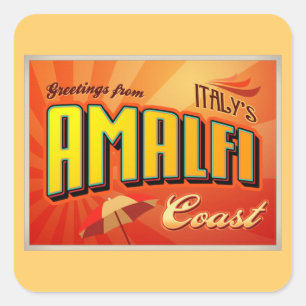 STICKER CARRÉ AMALFI
