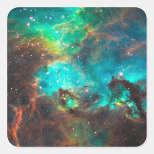 Sticker Carré Amas d'étoiles NGC 2074