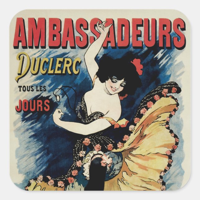 Sticker Carré Ambassadeurs (Devant)