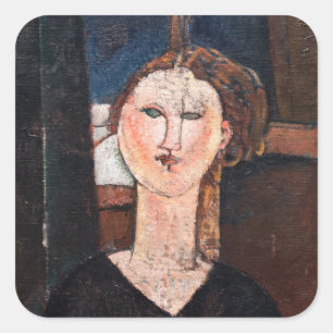 Sticker Carré Amedeo Modigliani - Antonia