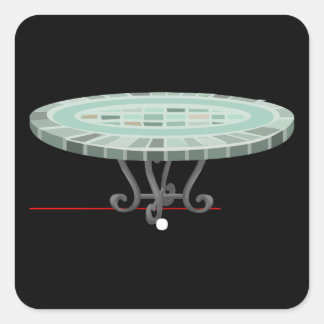 Sticker Carré Ameublement chic table mosaïque café table